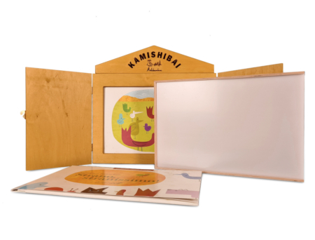 Butai - Teatro in legno + Telaio per teatro delle ombre + 1 albo kamishibai - Edizioni ArteBambini
